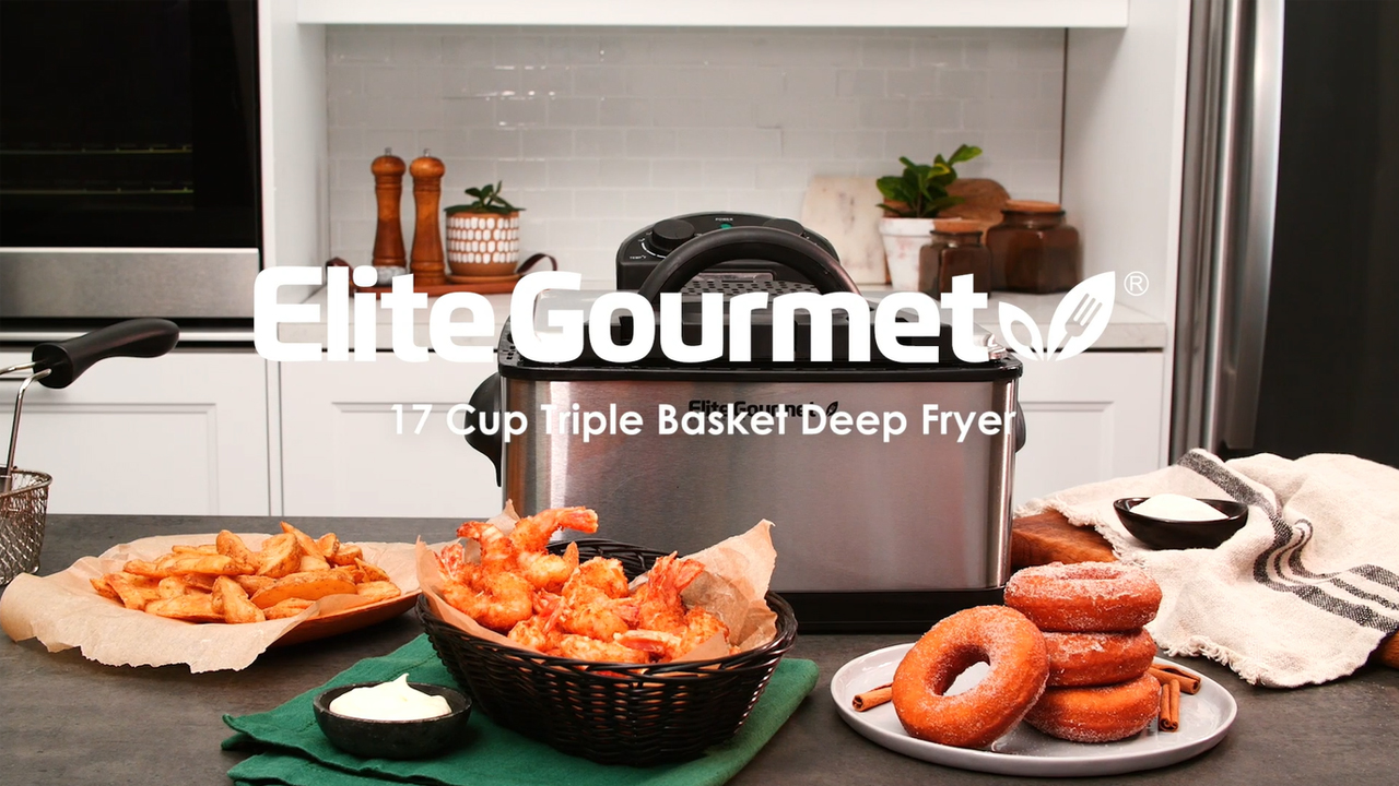 Amazon.com: Elite Gourmet EDF-401T# Electric Immersion Deep Fryer